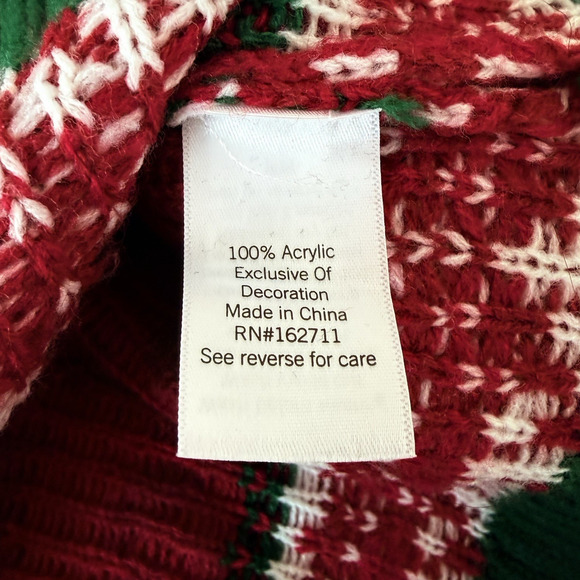 Celebrate Together Ugly Sweater Cats Fair Isle Festive Christmas Holiday Large - Picture 9 of 10